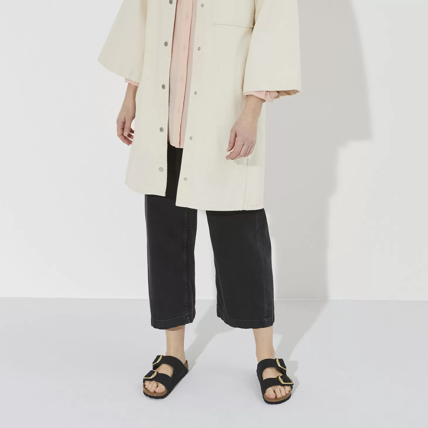 Clearance Arizona Big Buckle Dames Twee Riemen