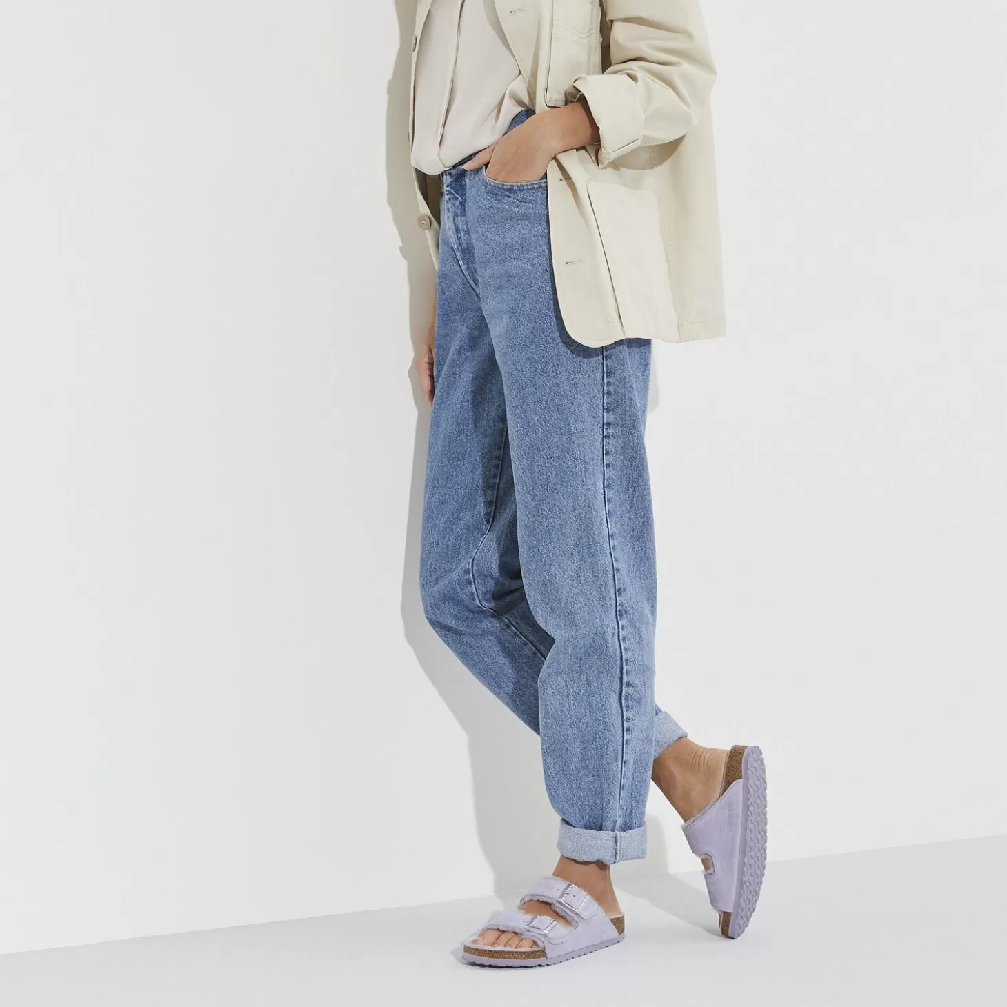 Sale Arizona Lamsvel Dames Twee Riemen