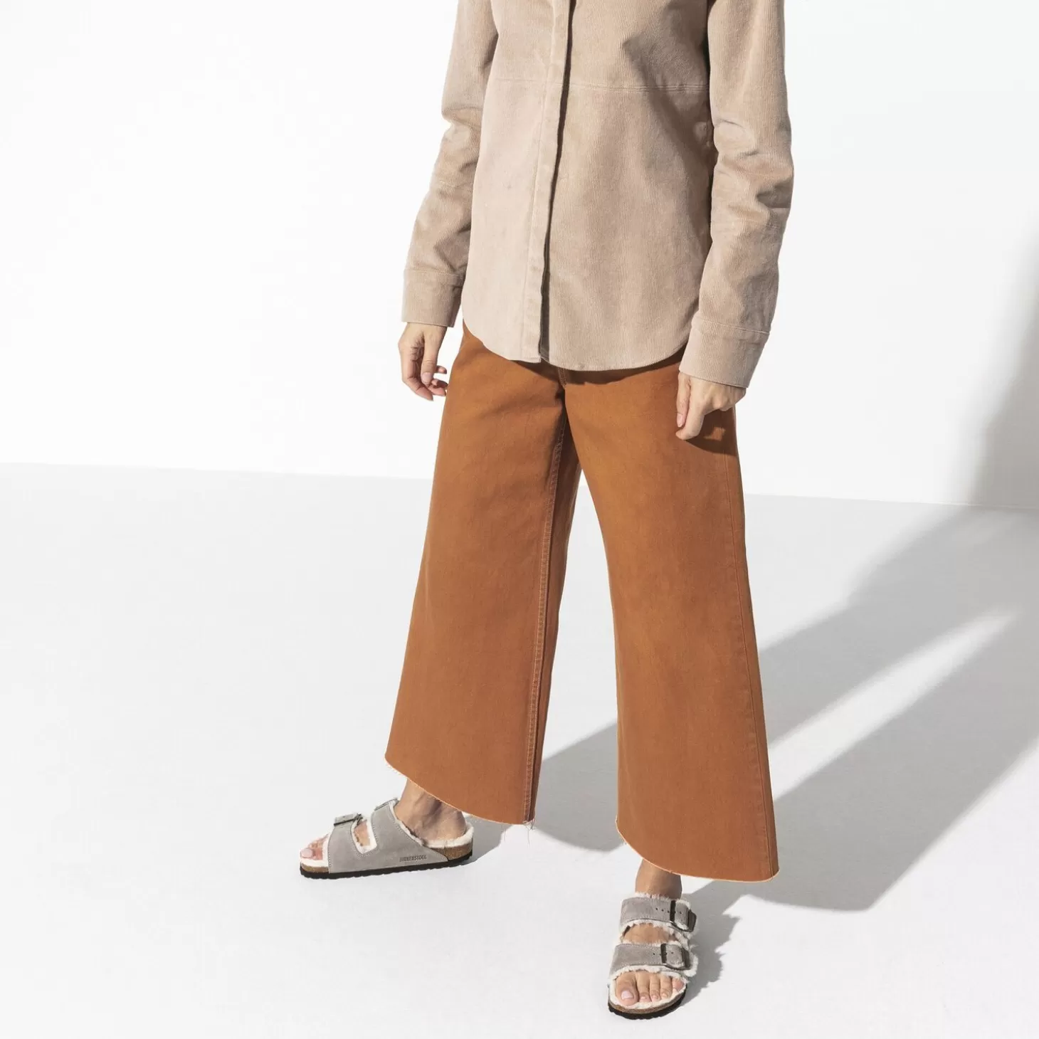 Outlet Arizona Lamsvel Heren Twee Riemen