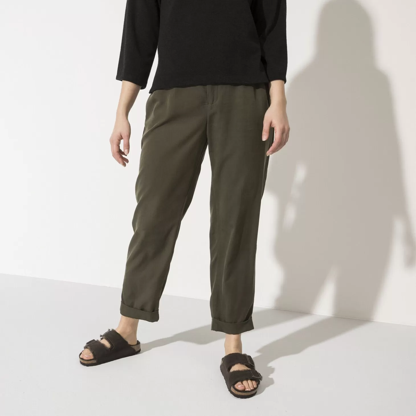 Hot Arizona Lamsvel Heren Twee Riemen