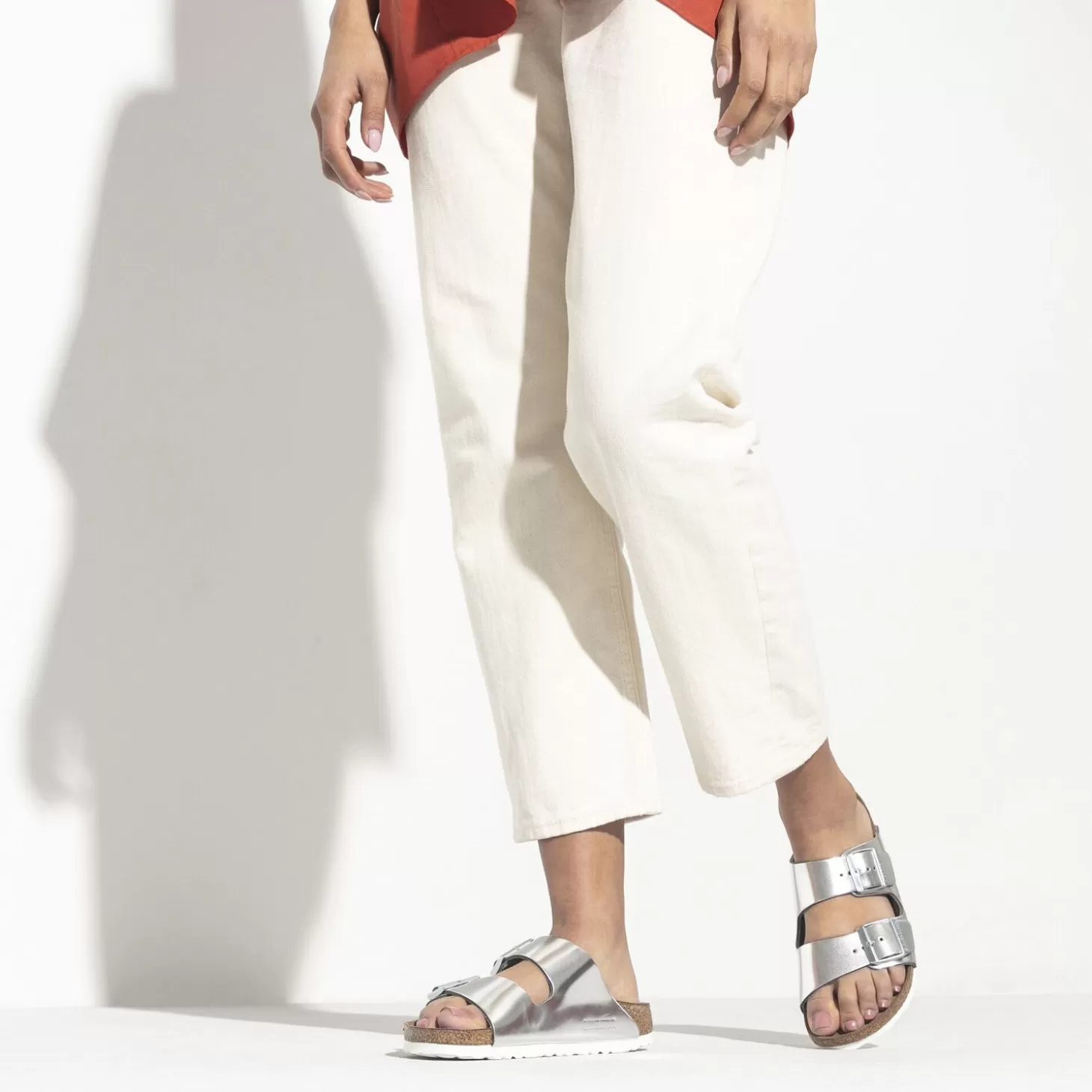 Online Arizona Zacht Voetbed Dames Twee Riemen