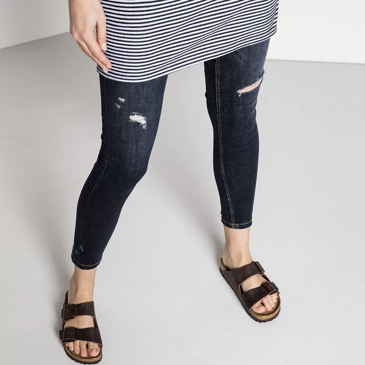 Hot Arizona Zacht Voetbed Heren Twee Riemen