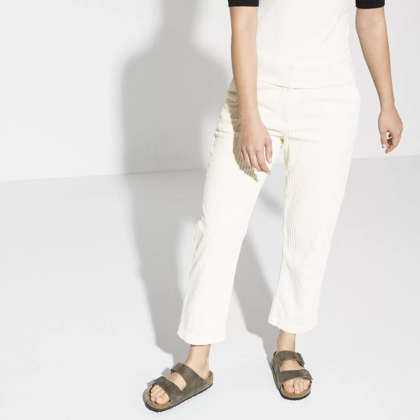 Sale Arizona Zacht Voetbed Heren Twee Riemen