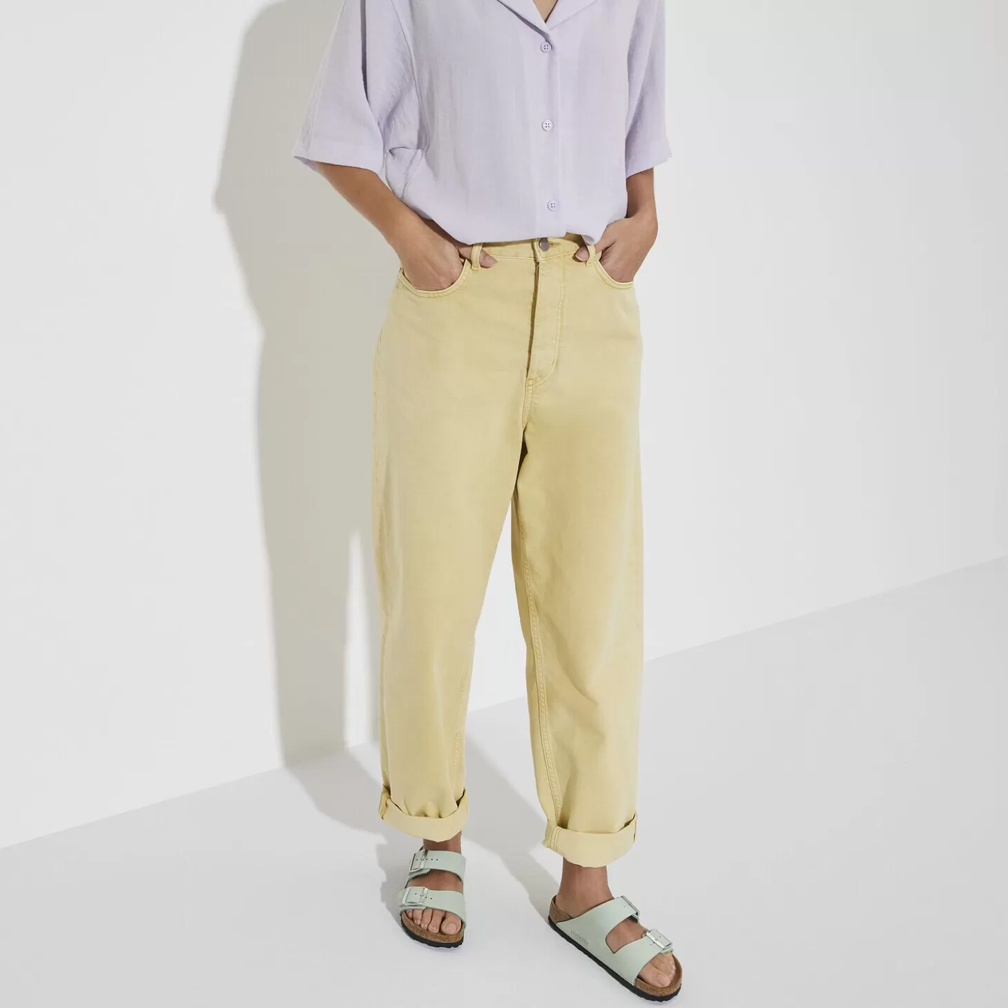 Clearance Arizona Zacht Voetbed Dames Twee Riemen