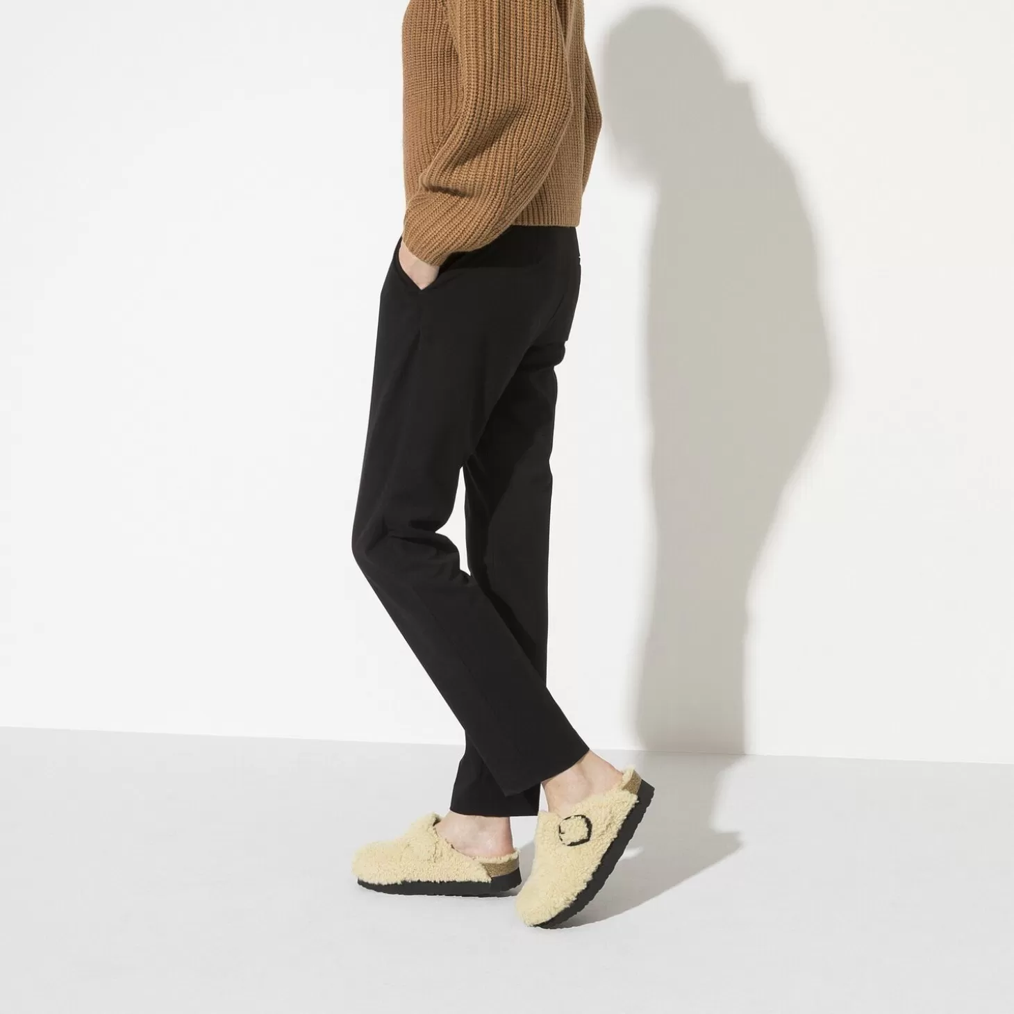 Cheap Boston Big Buckle Platform Dames Klompen En Muilen