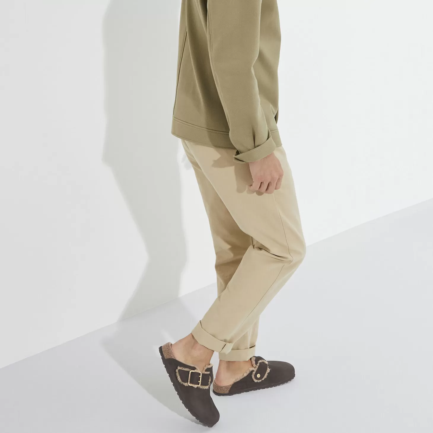 Discount Boston Bold Shearling Heren Klompen En Muilen