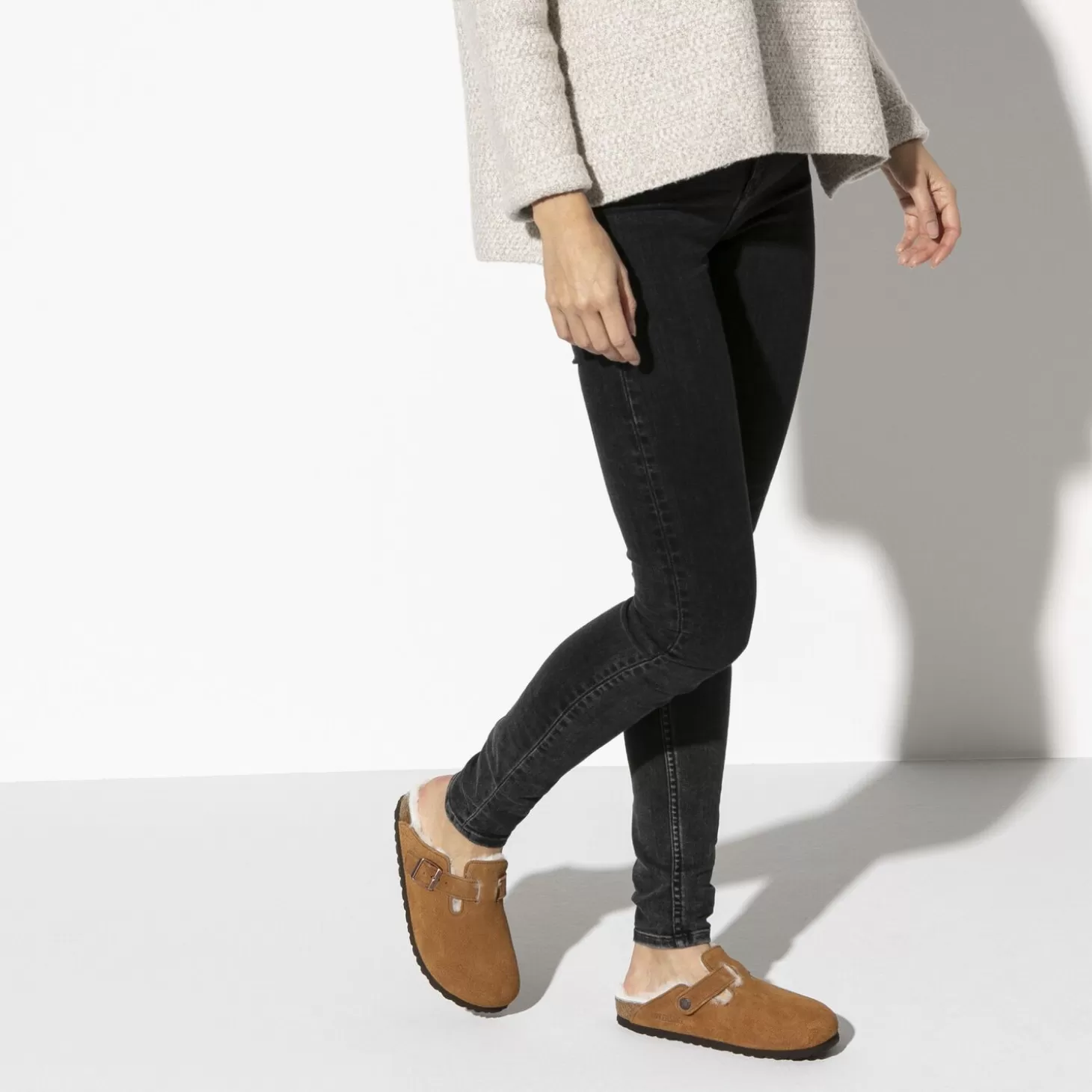 Discount Boston Lamsvel Heren Klompen En Muilen