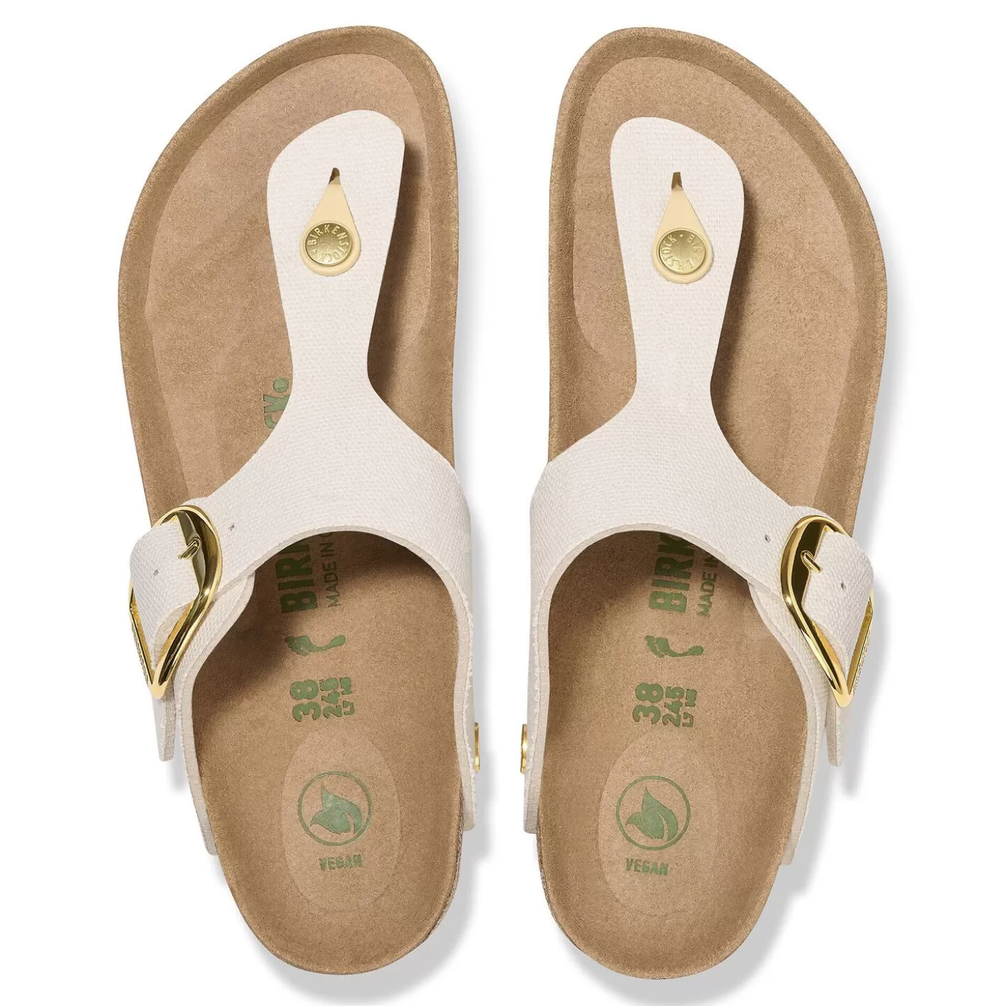 gizeh_big_buckle_rivet_logo_4.webp Store Gizeh Big Buckle Rivet Logo Dames Teensandalen En -Slippers