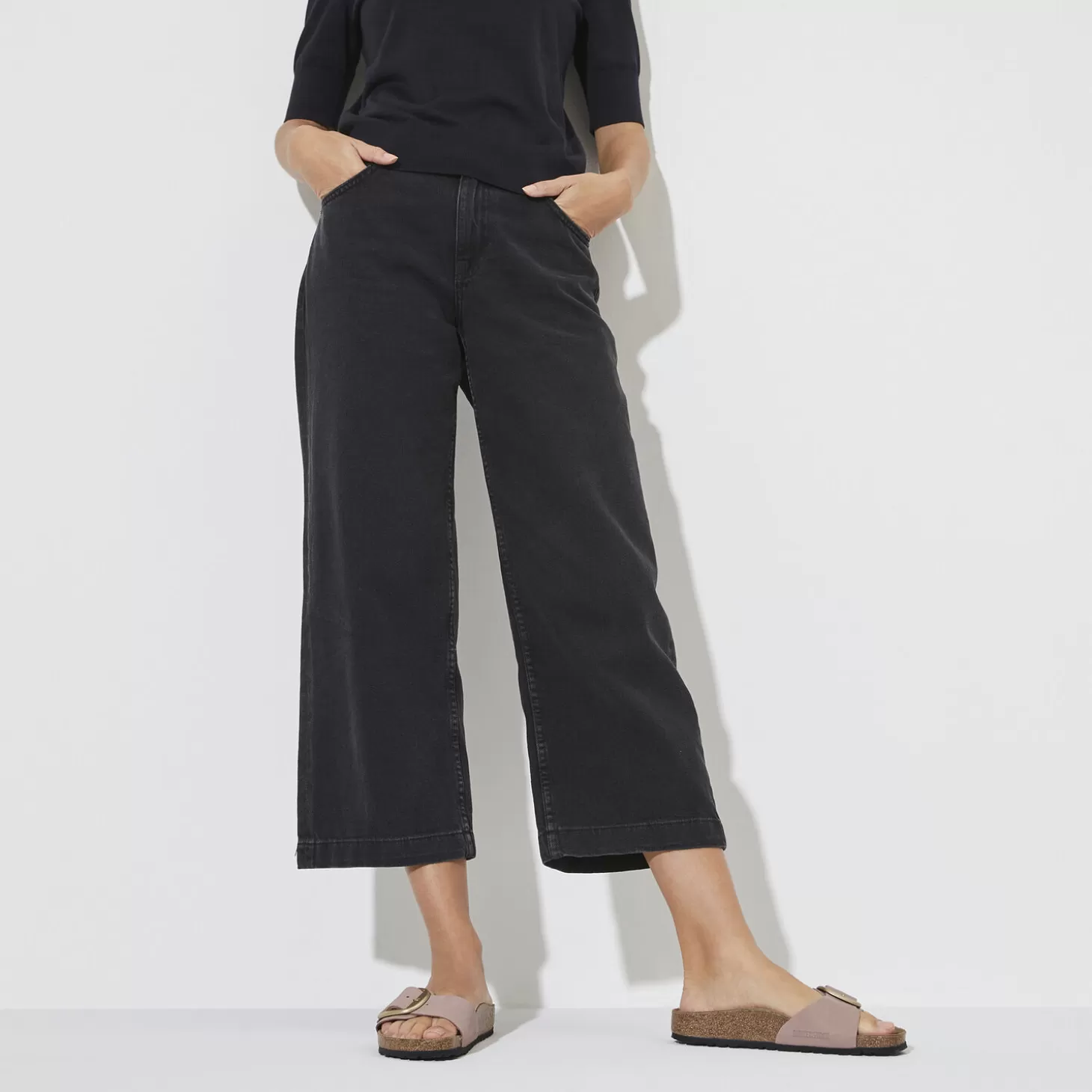 Best Sale Madrid Big Buckle Dames Een Riem