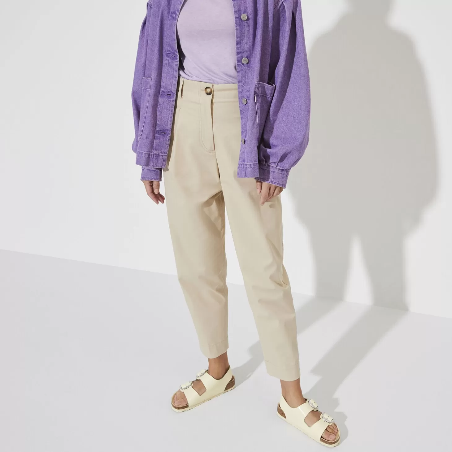 Hot Milano Big Buckle Dames Met Hielriem