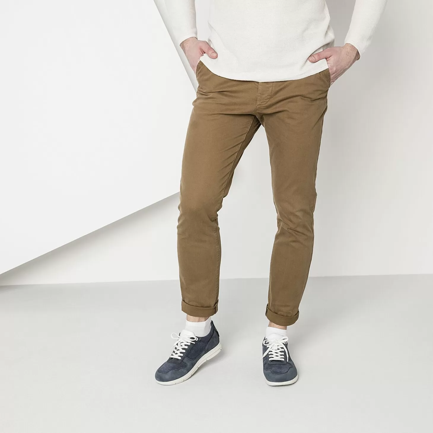 Best 2 Pack Cotton Sole Sneaker Heren Sokken