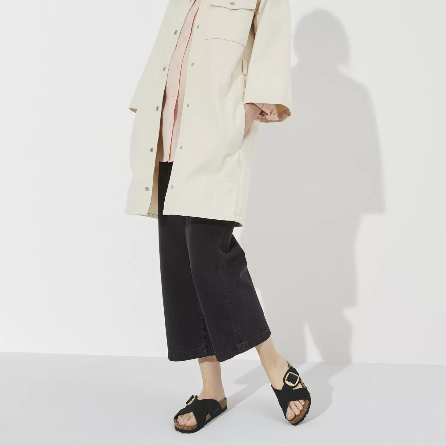 Clearance Siena Big Buckle Dames Twee Riemen