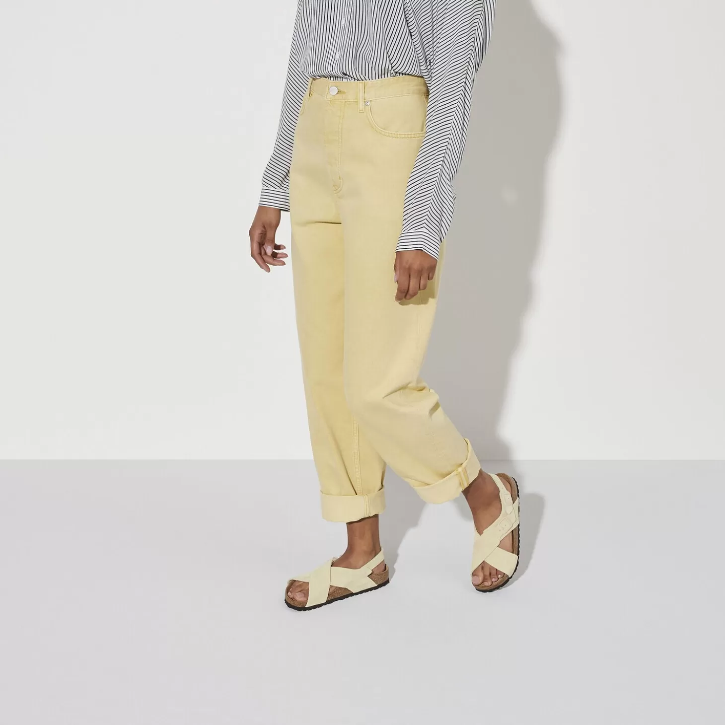 Cheap Tulum Zacht Voetbed Dames Met Hielriem