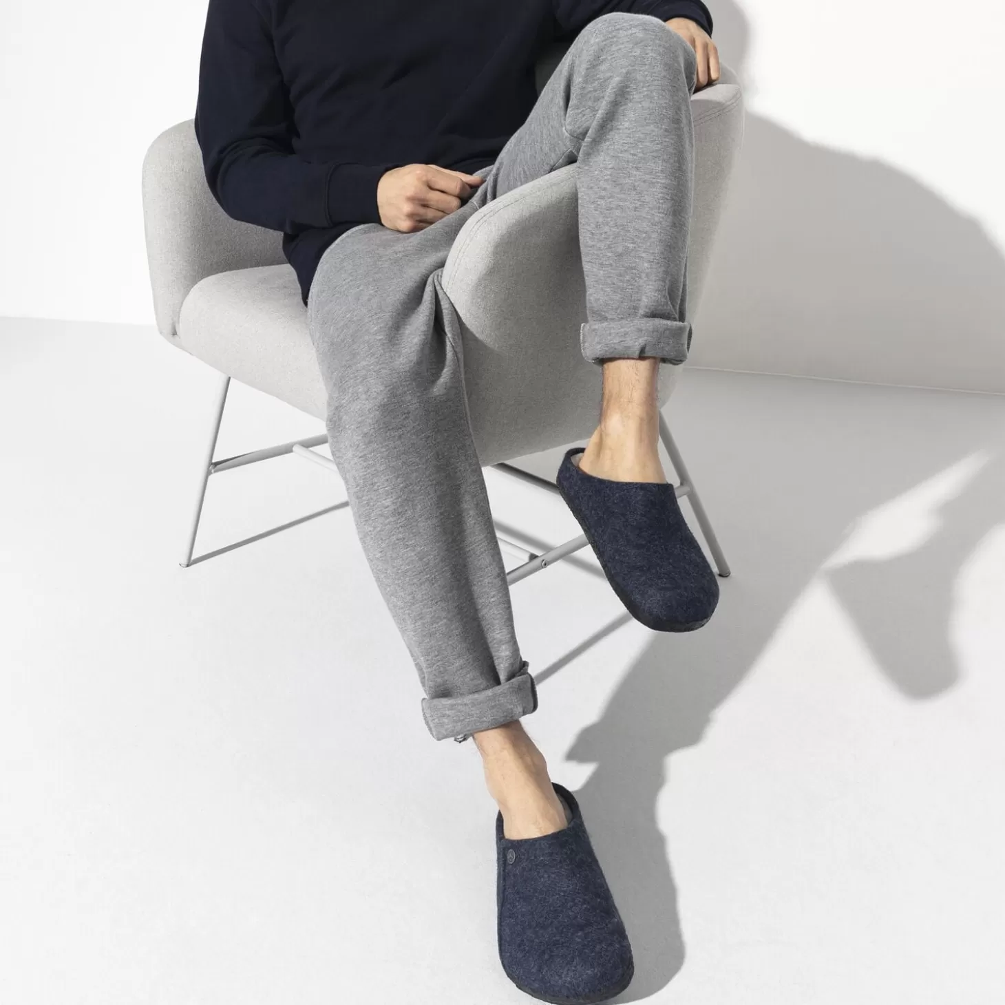 Outlet Zermatt Lamsvel Heren Pantoffels